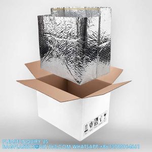 Takeout Thermal Delivery Bag Insulated Foil Bubble Box Liners, Medical Cool
