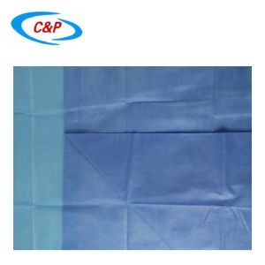 Non Woven Disposable Pelviscopy Laparoscopy Drape Pack Blue