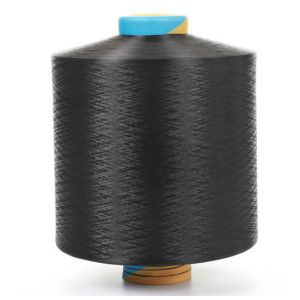 China 150D/48F DTY Polyester Yarn  Raw White , Black NIM AA on sale