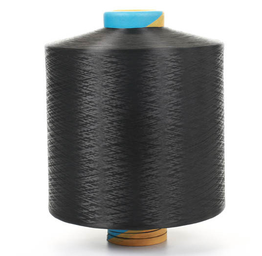 Buy 150D/48F DTY Polyester Yarn  Raw White , Black NIM AA at wholesale prices