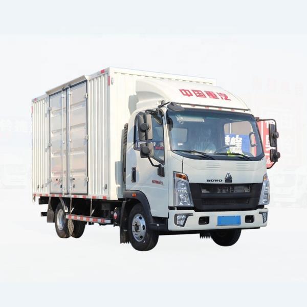 Buy SINOTRUK   Single Row  Van Truck  Freight Train Wagon Deliver Truck at wholesale prices