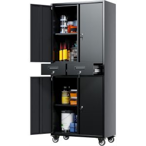 76x38x180CM compact white color tool cabinet office furniture cabinet used in