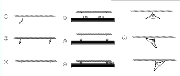 65w linear lights CE ROHS approval for office&dining