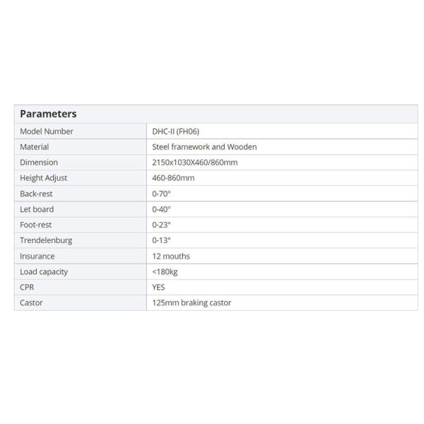 Adjustable Medical Hospital Beds 1psc Ctn OEM