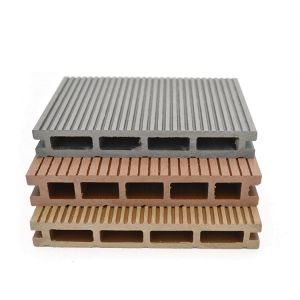 Modern Hollow Struct Design Wood Plastic Composite Camping Art Parquet Removable