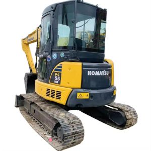 Used Komatsu PC55MR Mini Crawler Excavator