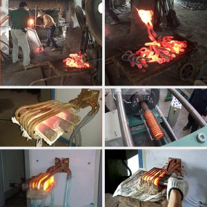 160KW Induction Heating Forging Equipment Square Steel High Frequency