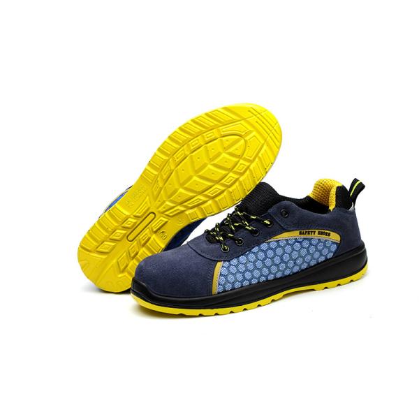 Gaomi Shengjie Man'S Industrial Protective Fashion Breathable Work Boot Steel Toe Safety Shoes