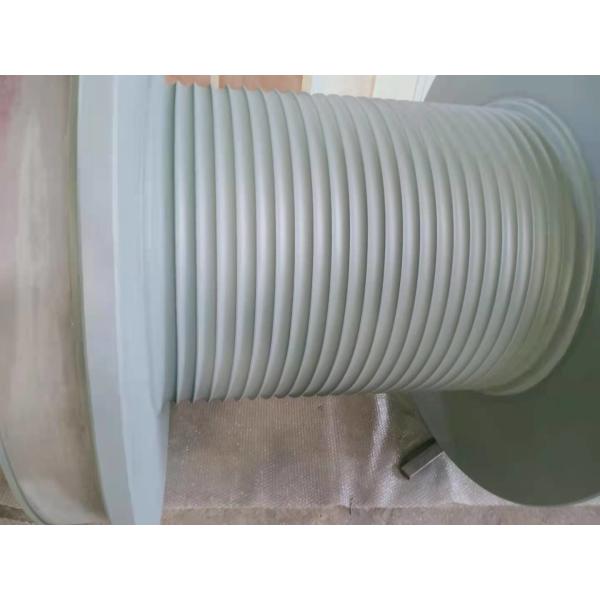 Hot Spray Zinc 8mm Cable Winch Drum With Lebus Grooves For Construction