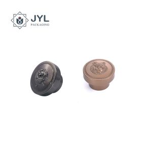 Zinc Alloy Zamac Liquor Bottle Caps Electroplating Metal Round