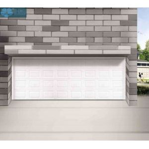 Aluminum Steel Sectional Panel Garage Door White Coated
