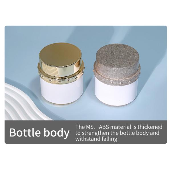 Printing Color-spray Painting ABS Plastic Empty Octagonal Attar Oil Bottle with Small Body Oil Massage Roller Bottle