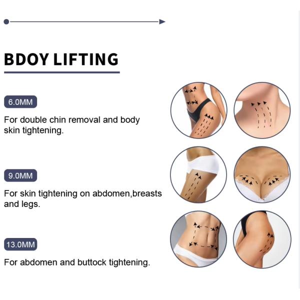 4d Hifu Skin Lifting And Tightening S Shape Slimming 2 In 1 Hifu Machine