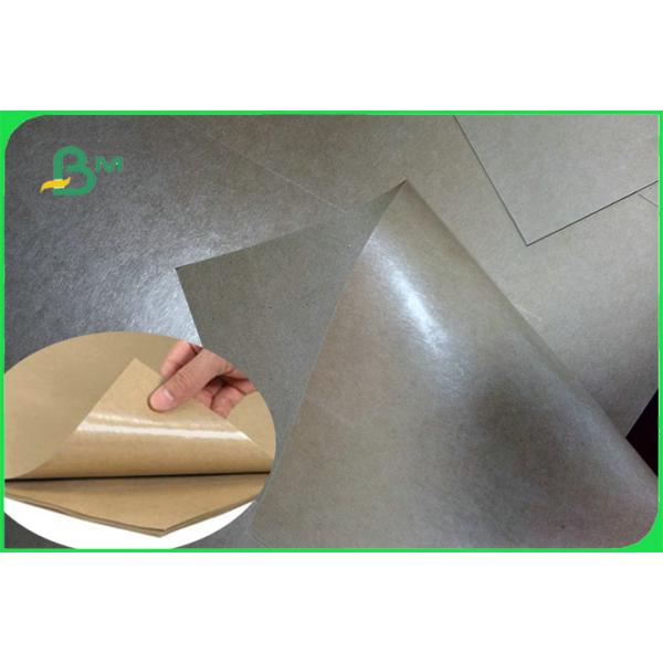 FSC FDA Single PE Coated Brown Kraft Paper Smooth and Glossy For Coffee Cups