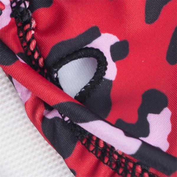 Wrap Halter Triangle Top With Leopard Print Low Waist Bathing Suit Bikini