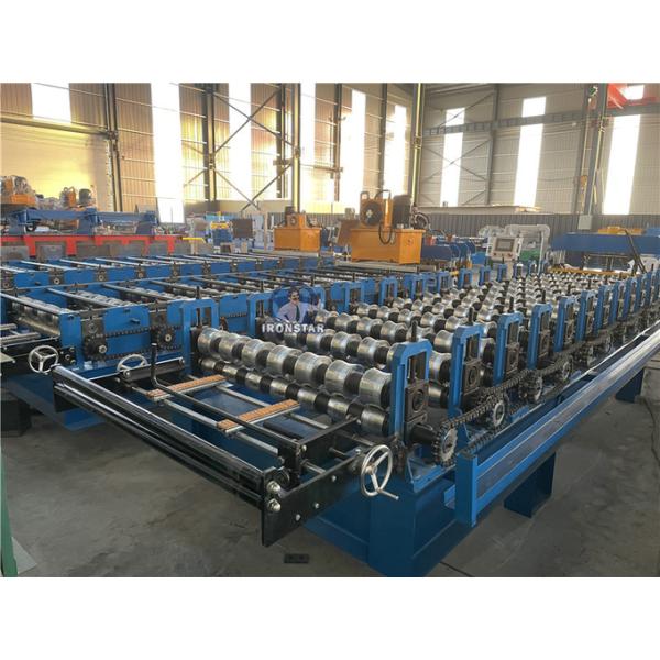 7 rib trapezoidal roofing sheet roll forming machine