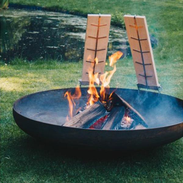 Garden Camping Design Wood Burning Corten Steel Portable Outdoor FirPit Outdoor Living Space