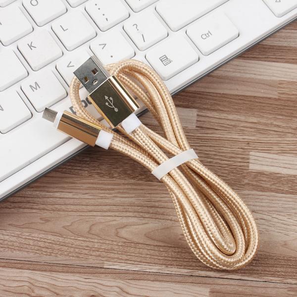 USB Type C Cable Braided Charging Micro USB Cable High Speed Charging Cord Metal Housing For Note 8 for huawei xiaomi