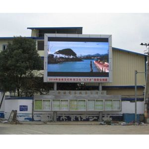 Outdoor Full Color LED Display P8 Doubleside Advertising Screen Wall Mounted LED