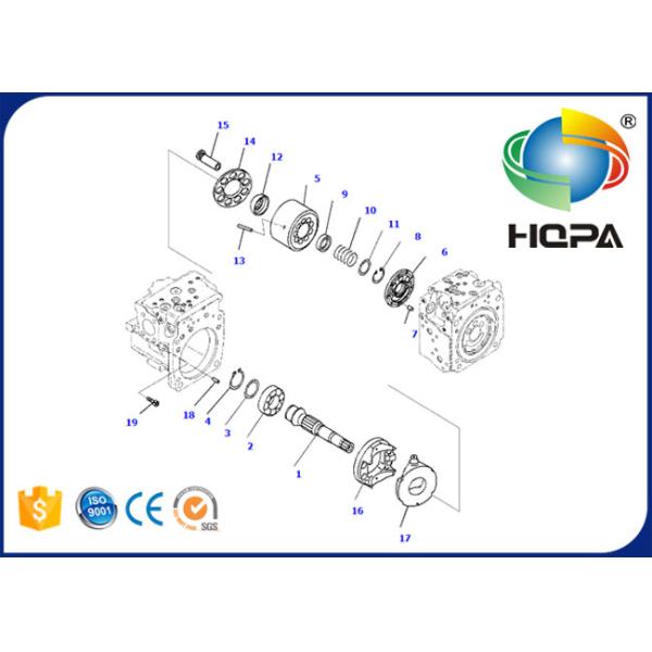 708-2L-00500 708-2L-00790 Hydraulic Main Pump Seal Kit for Komatsu PC200-8E0