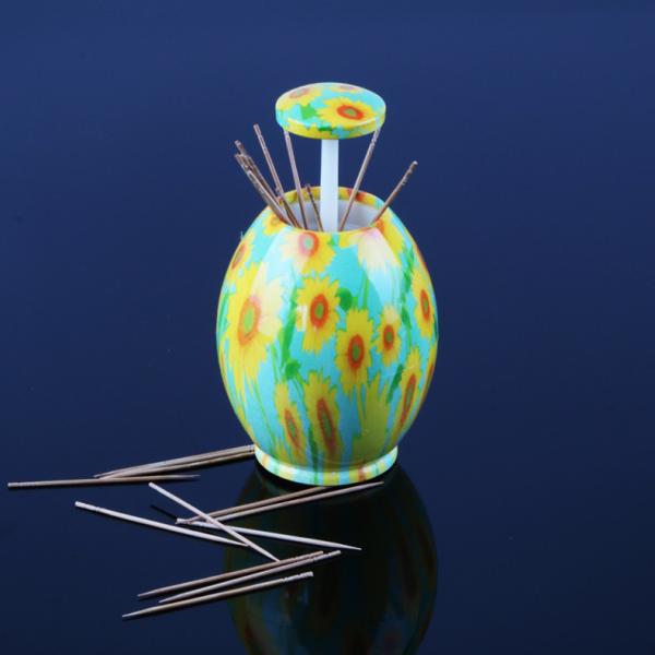 Buy Desktop Hotel Sunflower Printing Portable Toothpick Holder at wholesale prices