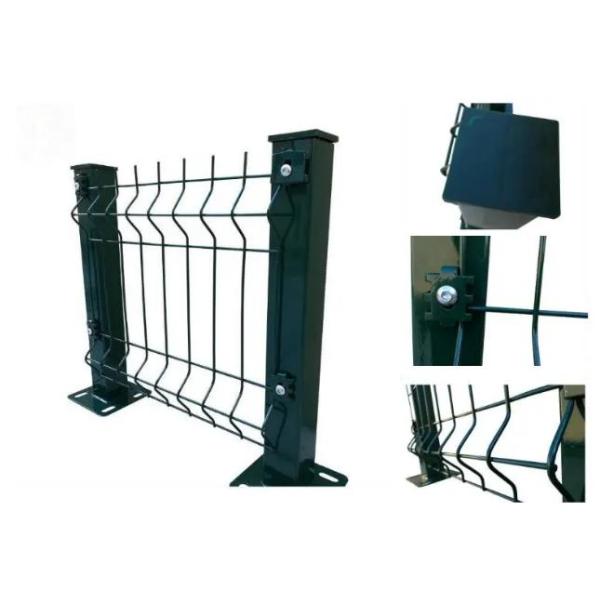 Powder Coated Wire Mesh Fence Panel Welded Metal Curved For Garden