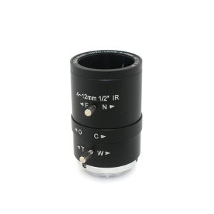 2MP 4-12mm LENS C Mount 2.0 Mega Pixel HD Industrial lens Vari-Focal Manual Iris