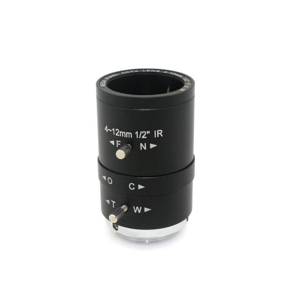2MP 4-12mm LENS C Mount 2.0 Mega Pixel HD Industrial lens Vari-Focal Manual Iris