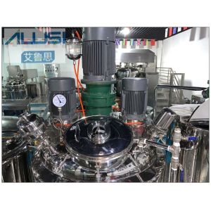 Mechanical 1800PCS/H Vacuum Emulsifying Mixer Homogenizer Mixing Machine