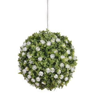 Waterproof Artificial Boxwood Topiary Balls 14'' To 17''