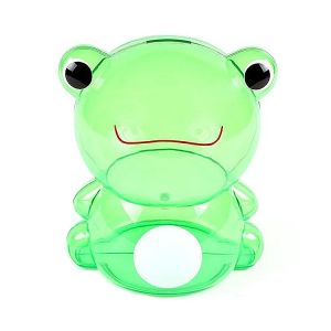 Custom Pink Plastic Transparent Piggy Bank Money Box