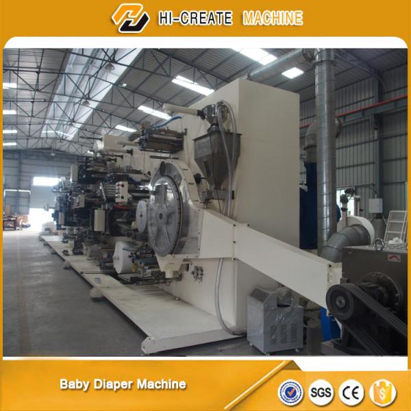 Buy Web Wheel Molding Diaper Manufacturing Machine 400pcs/Min at wholesale prices