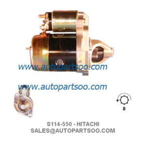 S114-750 S114-766 - HITACHI Starter Motor 12V 1.2KW 8T MOTORES DE ARRANQUE