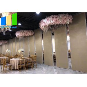 Laminate Soundproof Flexible Conference Room Sliding Folding Partition Walls