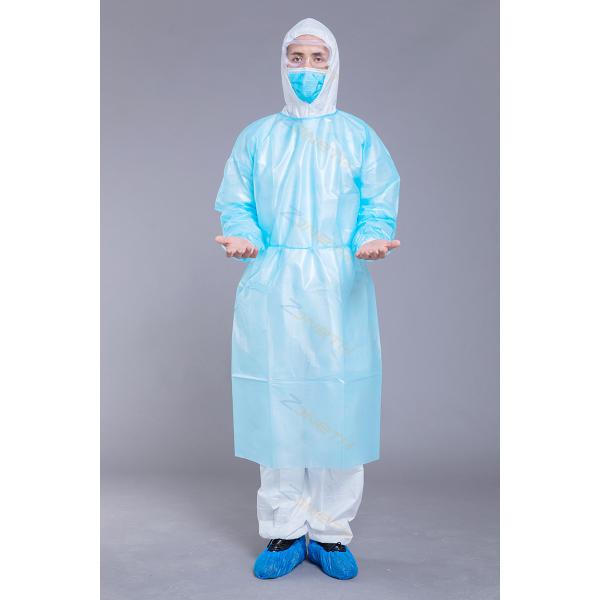Buy Non Woven 40g Breathable Fluid Resistant Isolation Gown at wholesale prices