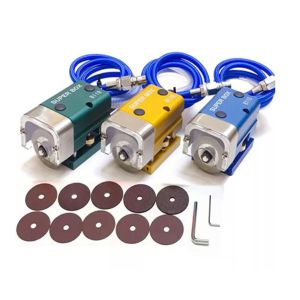 China Pneumatic Angle Die Cutting Machine Nick Grinding Adjustable 220V on sale