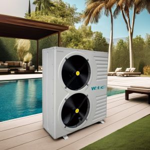 R410 On/Off Swimming Pool Air Source Heat Pump Constant Temperature For Hotel