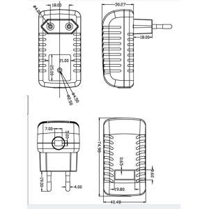 AC DC power adapter 12v 1a 1.5a 2a for CCTVs,LED strips with UL CE SAA marked