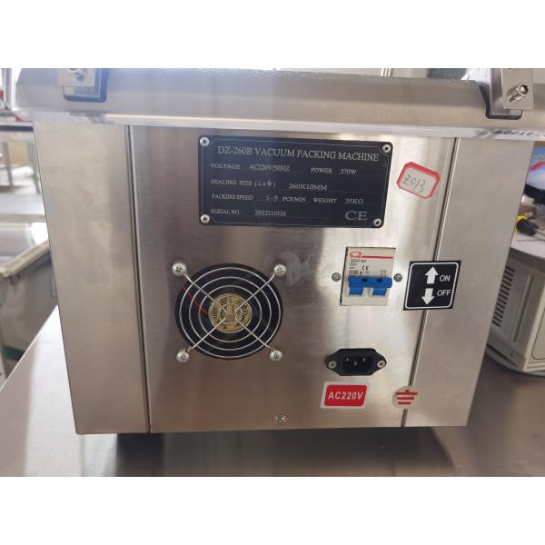 Tabletop Vacuum Sealing Machine for Vegetable Meat Food Packaging Semi-automatic Grade