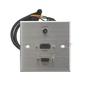 Hot sale aluminum electrical wall mount media panel socket