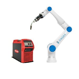 Quality 3kg Payload 590mm Reach Welding Industrial Robots CNGBS-G03 with Megmeet Welding Torch for sale