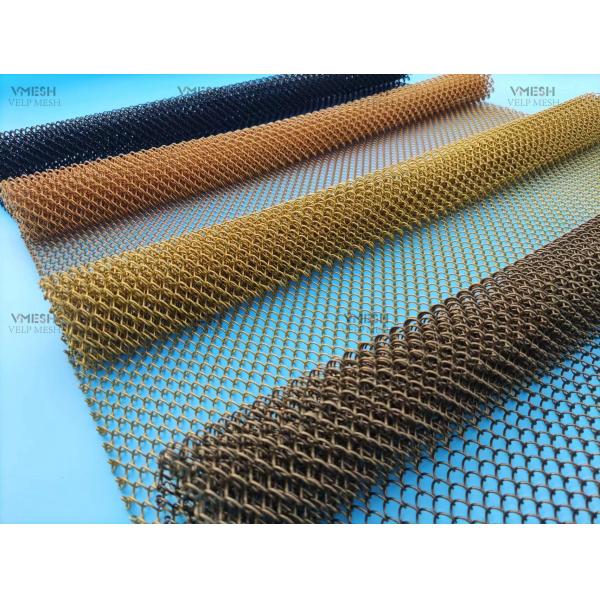 1.2mm Thickness Chain Link Decorative Curtain Architectural Wire Mesh