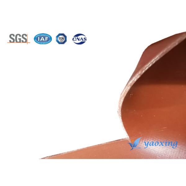 Buy 2.0mm Silicone Rubber Coated Fiberglass Cloth High Temp Resistance at wholesale prices