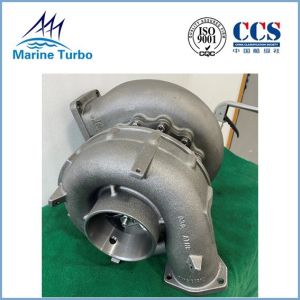 Water Cooled T-AT14 Marine Turbocharger With 500KW Engine