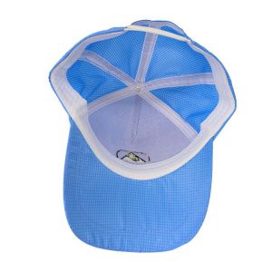 Antistatic Cleanroom Polyester Workshop Cap ESD Work Snapback Cap with