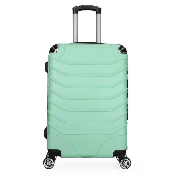 Buy Iron Trolley Green Hard Shell 210D Lining ABS PC Luggage at wholesale prices