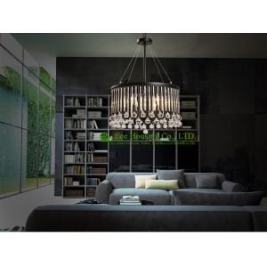 Crystal chandeliers pendant lights retro suspended ceiling lighting interior