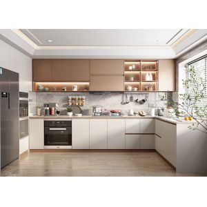 Luxury Hotel European Karachi Kitchen Furniture Modern Kitchen Cabinets Gray