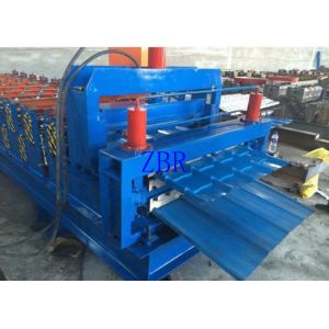 380V 3 Phase Glazed Tile Roll Forming Machine , Corrugated Sheet Making Machine