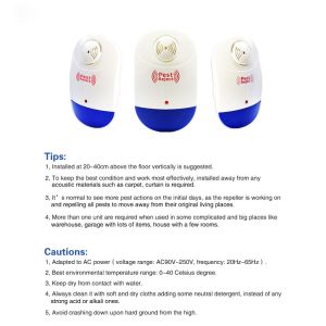 Healthy Plug In Spider Repeller Electronic Indoor Pest Control Environmentally